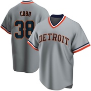 Alex Cobb Men's Detroit Tigers Road Cooperstown Collection Jersey - Gray