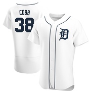 Authentic Alex Cobb Men's Detroit Tigers Home Jersey - White