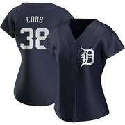 Authentic Alex Cobb Women's Detroit Tigers Alternate Jersey - Navy