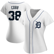 Authentic Alex Cobb Women's Detroit Tigers Home Jersey - White