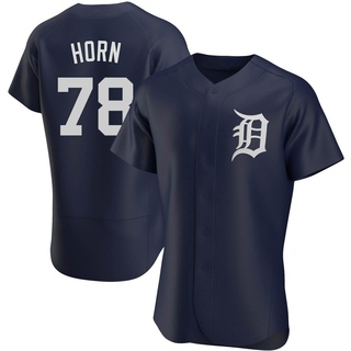 Authentic Bailey Horn Men's Detroit Tigers Alternate Jersey - Navy