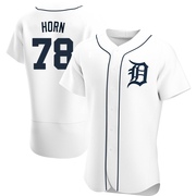 Authentic Bailey Horn Men's Detroit Tigers Home Jersey - White