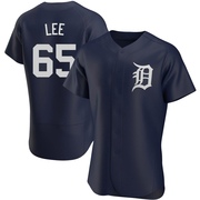 Authentic Chase Lee Men's Detroit Tigers Alternate Jersey - Navy