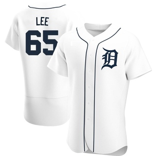 Authentic Chase Lee Men's Detroit Tigers Home Jersey - White