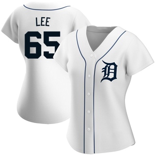 Authentic Chase Lee Women's Detroit Tigers Home Jersey - White