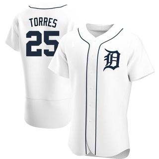 Authentic Gleyber Torres Men's Detroit Tigers Home Jersey - White