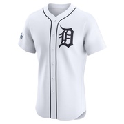 Elite Alex Cobb Men's Detroit Tigers Home Patch Jersey - White