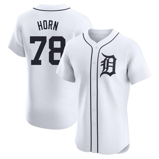 Elite Bailey Horn Men's Detroit Tigers Home Jersey - White