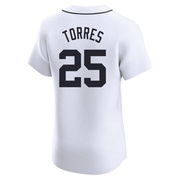 Elite Gleyber Torres Men's Detroit Tigers Home Jersey - White