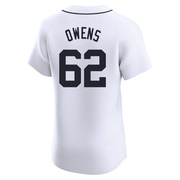 Elite Tyler Owens Men's Detroit Tigers Home Jersey - White