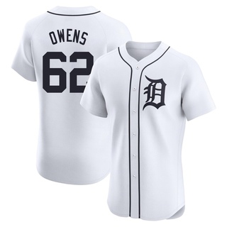 Elite Tyler Owens Men's Detroit Tigers Home Jersey - White