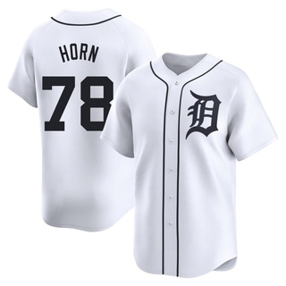 Limited Bailey Horn Men's Detroit Tigers Home Jersey - White