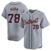 Limited Bailey Horn Men's Detroit Tigers Road Jersey - Gray