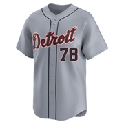 Limited Bailey Horn Men's Detroit Tigers Road Jersey - Gray