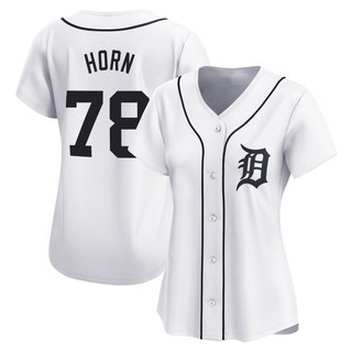 Limited Bailey Horn Women's Detroit Tigers Home Jersey - White