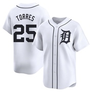 Limited Gleyber Torres Men's Detroit Tigers Home Jersey - White