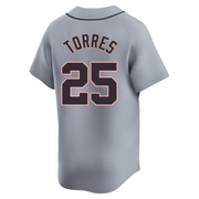 Limited Gleyber Torres Men's Detroit Tigers Road Jersey - Gray