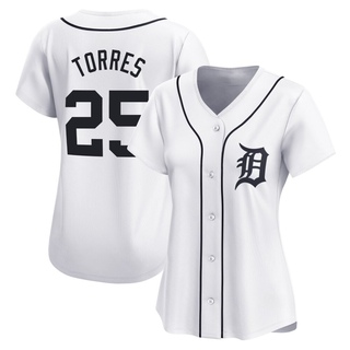 Limited Gleyber Torres Women's Detroit Tigers Home Jersey - White