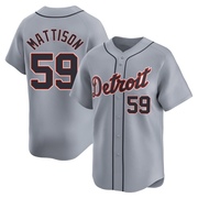 Limited Tyler Mattison Men's Detroit Tigers Road Jersey - Gray