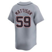 Limited Tyler Mattison Men's Detroit Tigers Road Jersey - Gray