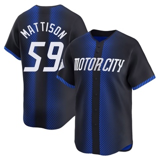 Limited Tyler Mattison Youth Detroit Tigers 2024 City Connect Jersey - Blue