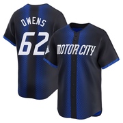 Limited Tyler Owens Men's Detroit Tigers 2024 City Connect Jersey - Blue