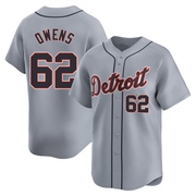 Limited Tyler Owens Men's Detroit Tigers Road Jersey - Gray