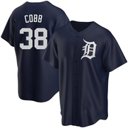 Replica Alex Cobb Men's Detroit Tigers Alternate Jersey - Navy