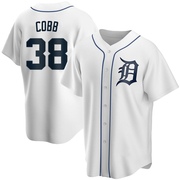 Replica Alex Cobb Men's Detroit Tigers Home Jersey - White