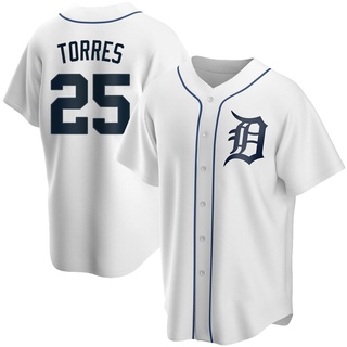 Replica Gleyber Torres Men's Detroit Tigers Home Jersey - White