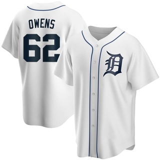 Replica Tyler Owens Youth Detroit Tigers Home Jersey - White